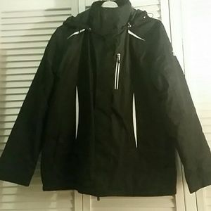 Black Ski Jacket Sz XL
